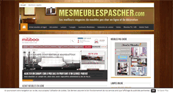 Desktop Screenshot of mesmeublespascher.com